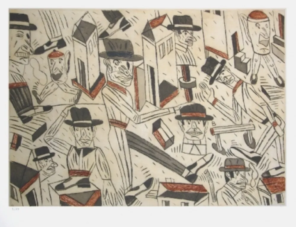 Офорт Segui - Sans titre