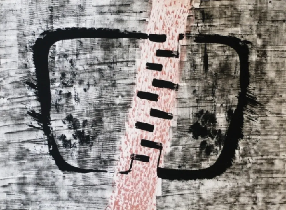 Литография Serrano - Dialogo de signos