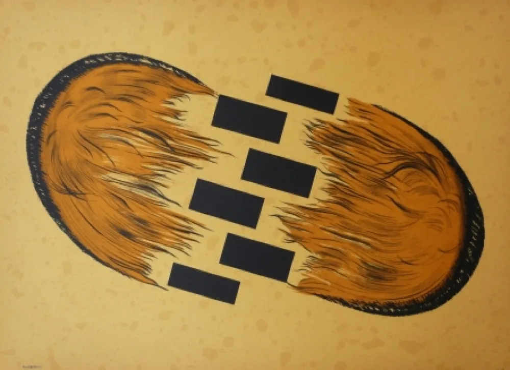 Литография Serrano - Dialogo del viento