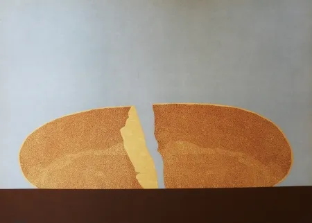 Литография Serrano - Pan en azul