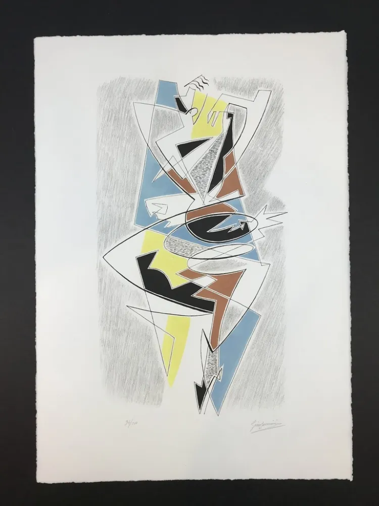 Литография Severini - ARLECCHINO