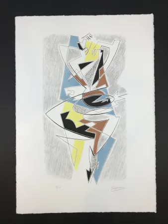 Литография Severini - ARLECCHINO