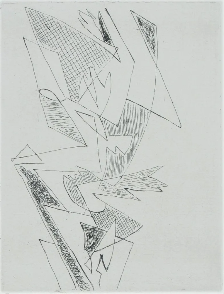 Офорт Severini - Composizione