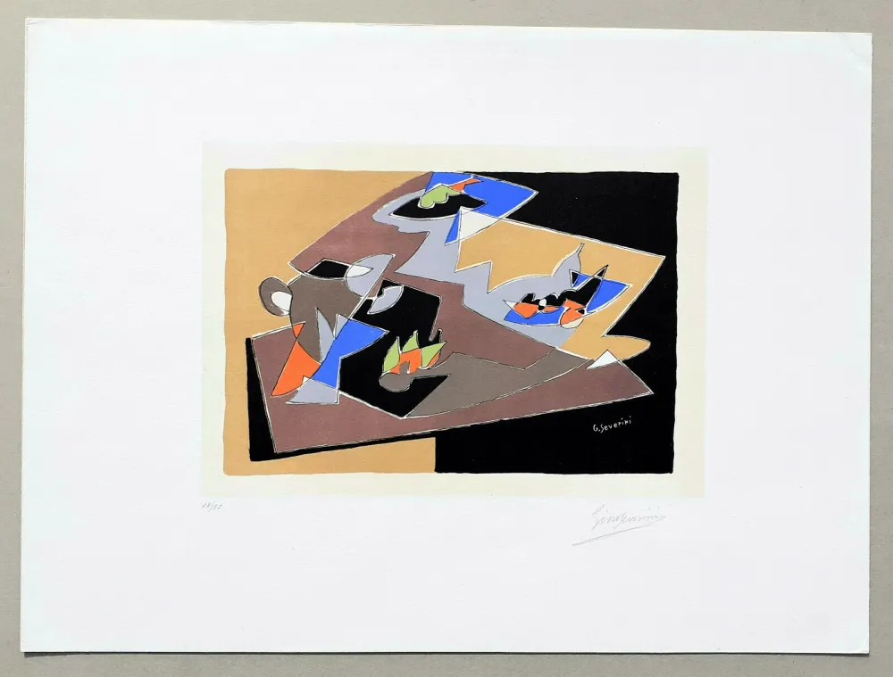 Литография Severini - Natura morta
