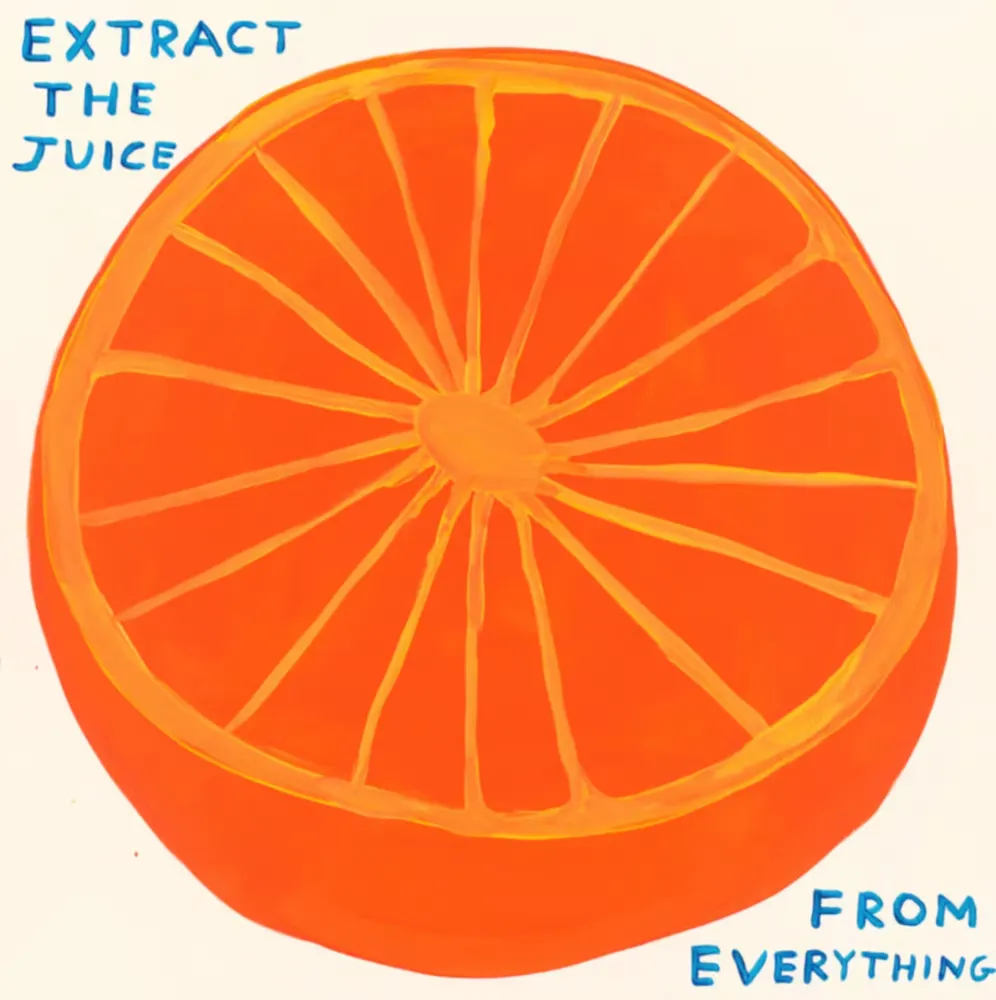 Сериграфия Shrigley - Extract The Juice