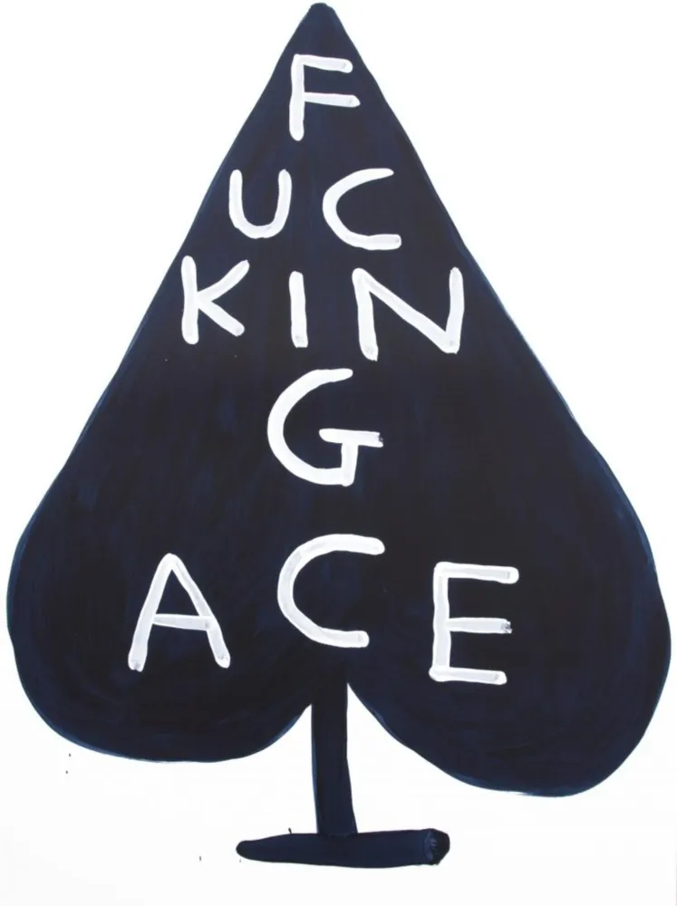 Сериграфия Shrigley - Fucking Ace
