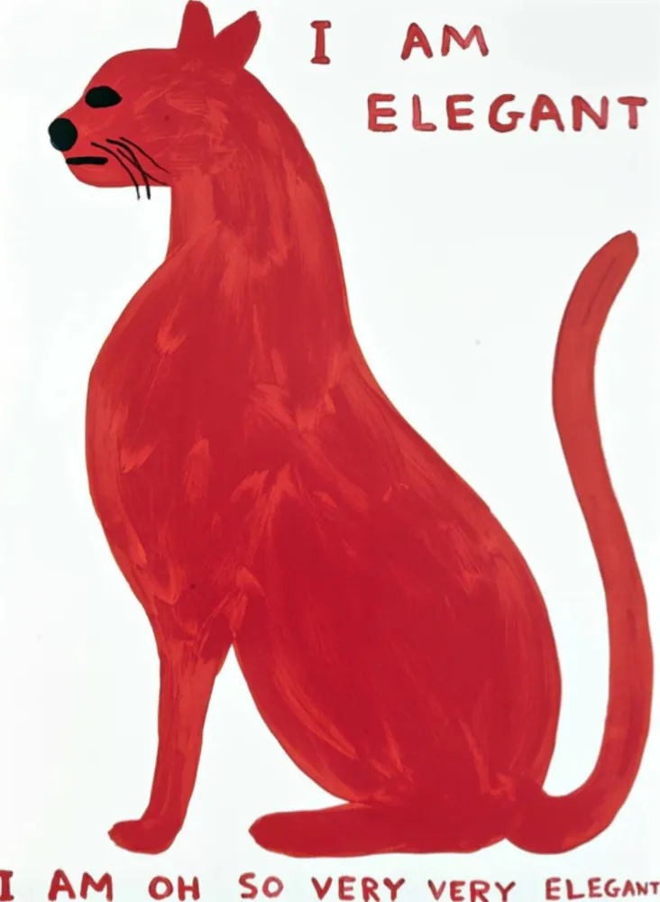 Сериграфия Shrigley - I Am So Elegant