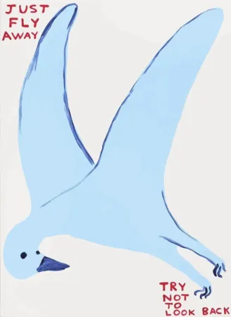 Сериграфия Shrigley - Just fly away