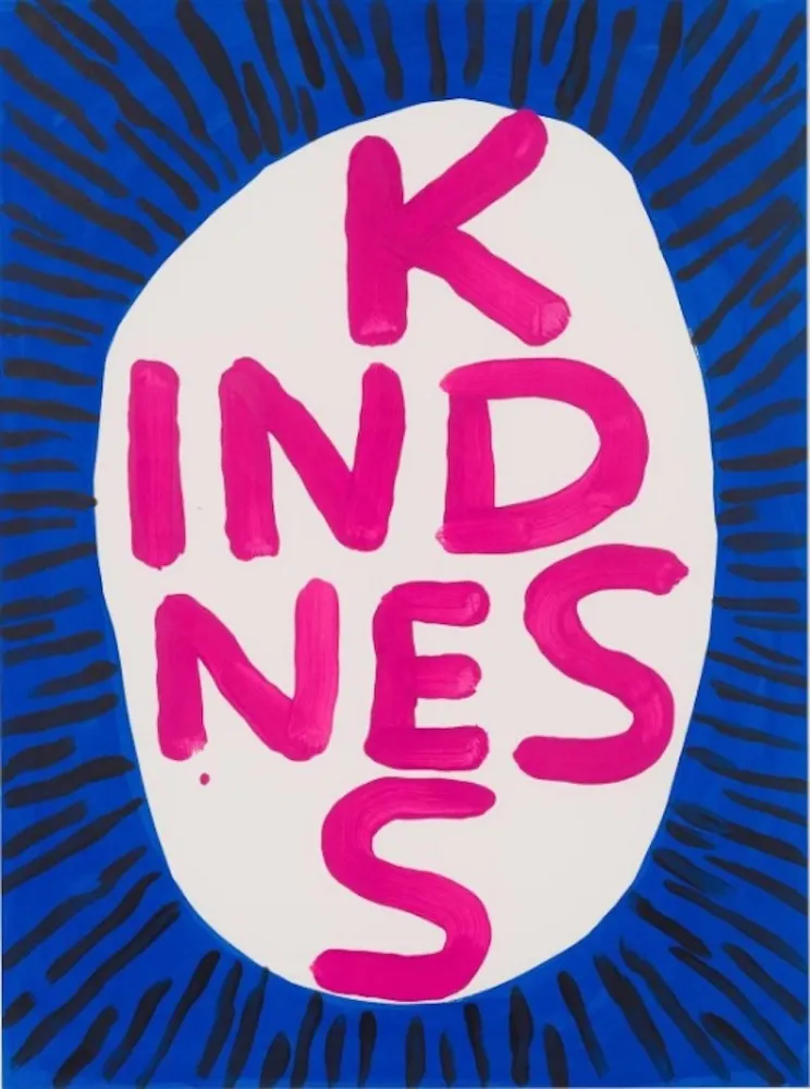 Сериграфия Shrigley - Kindness