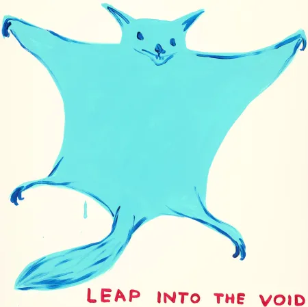 Сериграфия Shrigley - Leap Into The Void