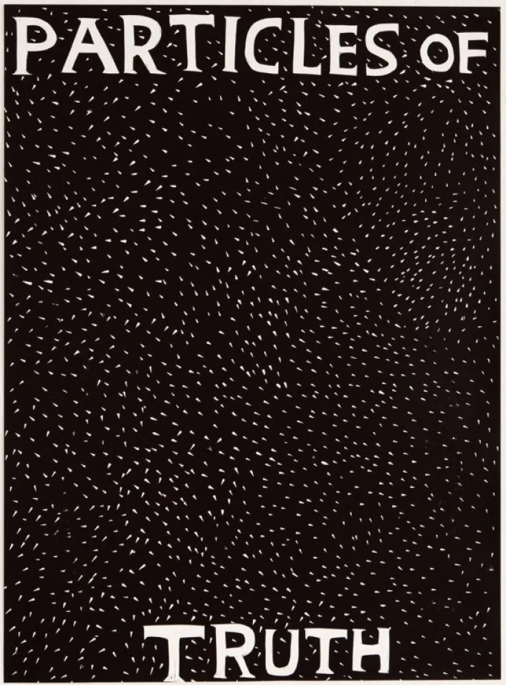 Линогравюра Shrigley - Particles of Truth