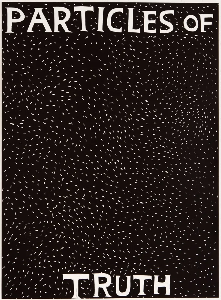 Линогравюра Shrigley - Particles of Truth