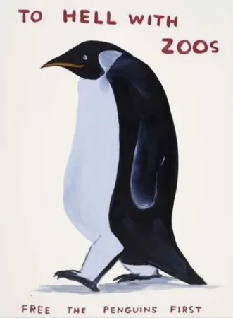 Сериграфия Shrigley - To Hell With Zoos