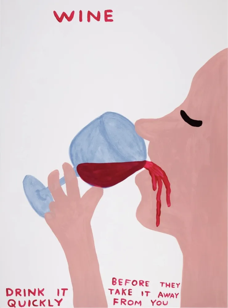 Сериграфия Shrigley - Wine