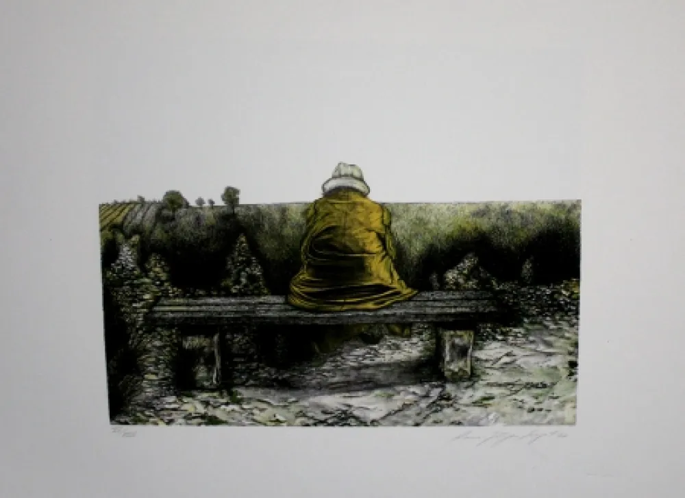 Литография Siegert - Landschaft wie ich sie kenne