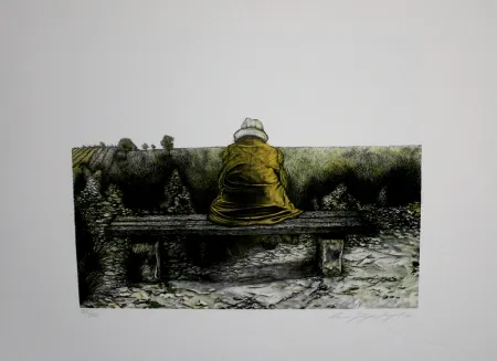 Литография Siegert - Landschaft wie ich sie kenne