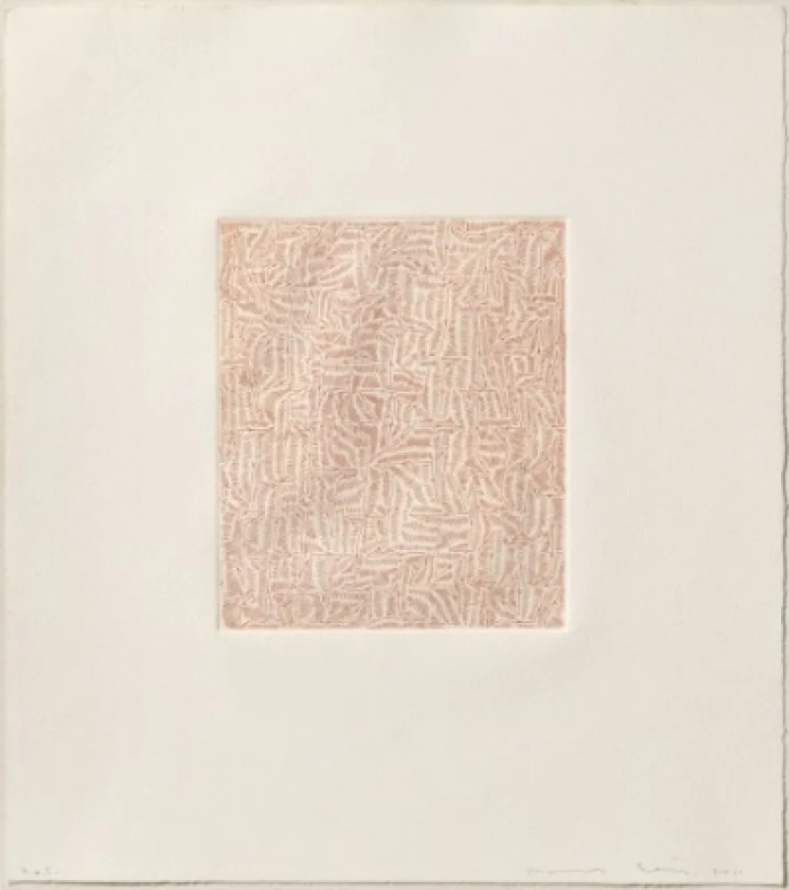 Гравюра Siena - Camí de fletxes entre línies paral.leles