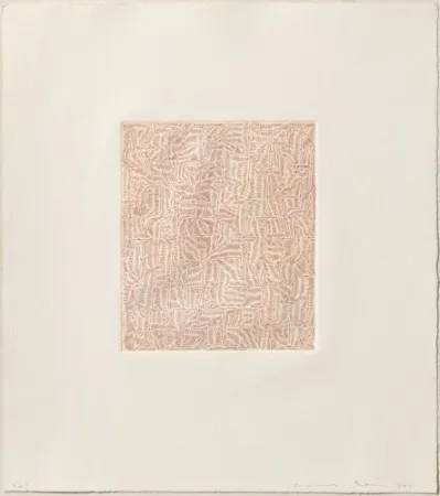 Гравюра Siena - Camí de fletxes entre línies paral.leles