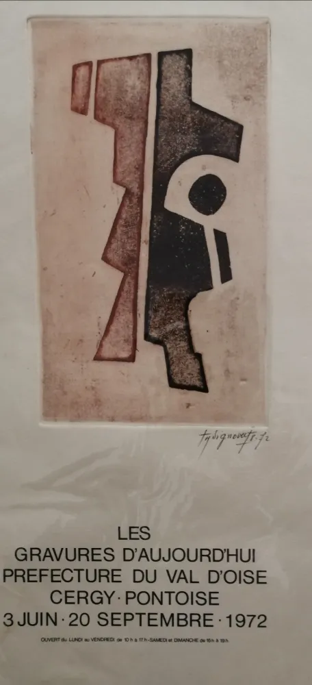 Офорт Signovert - Gravures d'aujurd'hui - Cergy Pontoise