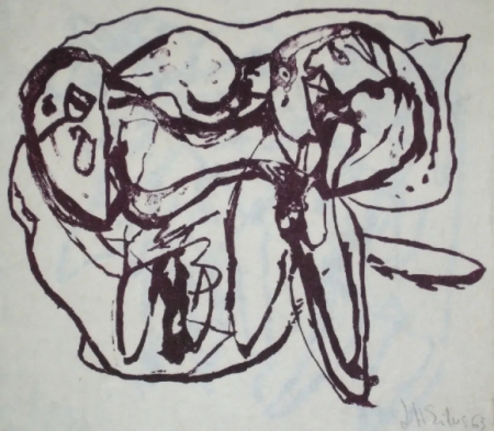 Литография Silva - Sans titre 15