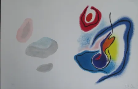 Литография Singier - Blason du corps blessé