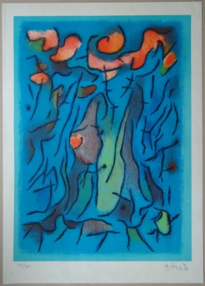 Литография Singier - Composition