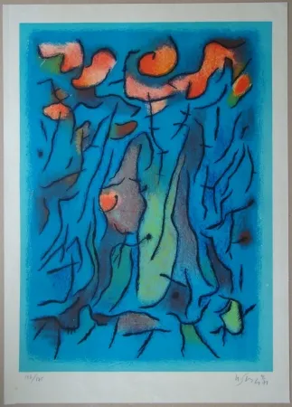 Литография Singier - Composition