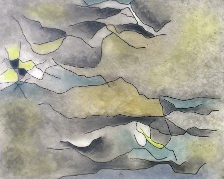 Офорт Singier - Composition