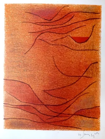 Литография Singier - Exposition galerie de France