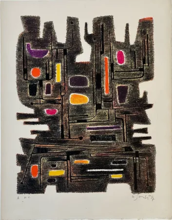 Литография Singier - L'Ancêtre 