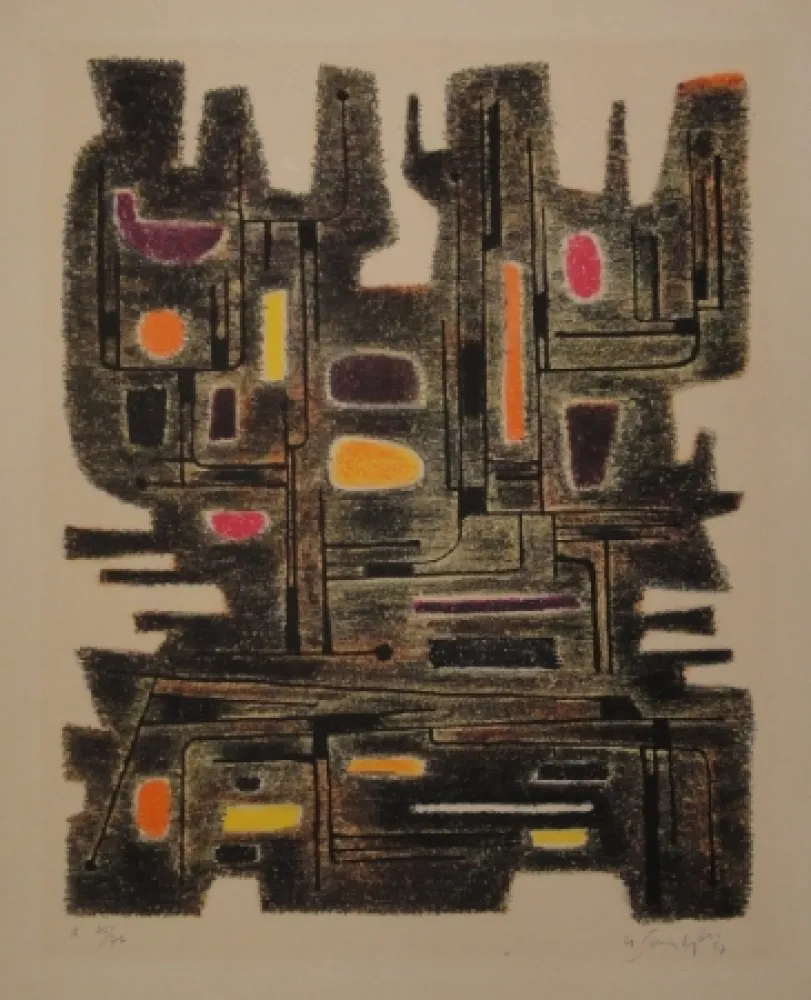 Литография Singier - L’Ancêtre