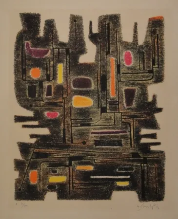 Литография Singier - L’Ancêtre