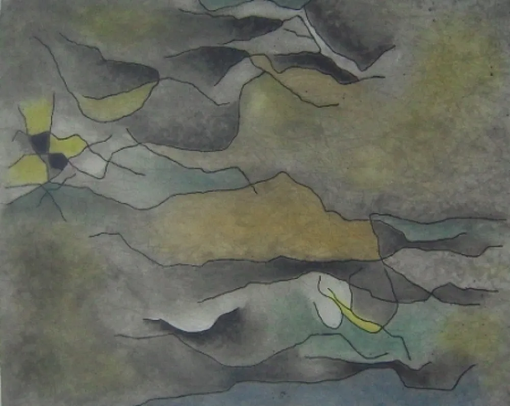 Акватинта Singier - Sable et Eau