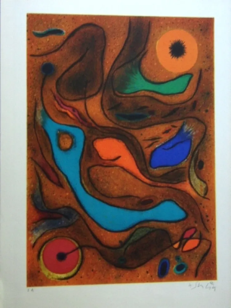 Литография Singier - Sans titre