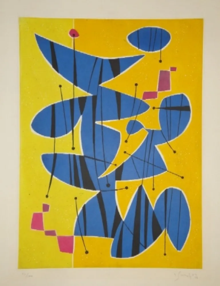 Офорт И Аквитанта Singier - Untitled