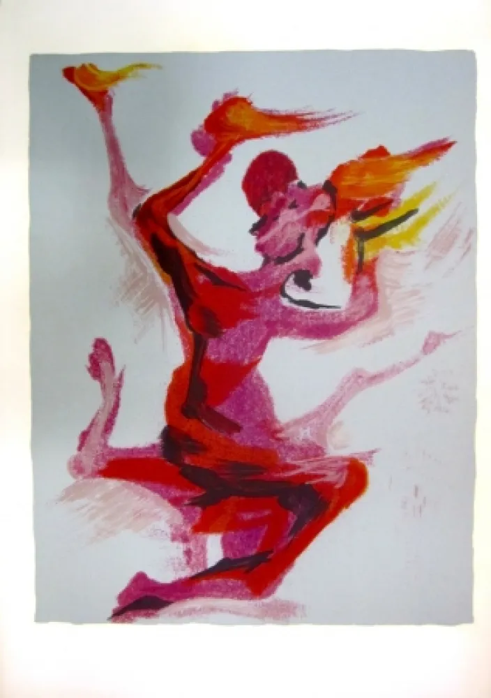 Литография Siqueiros - From the Prison Fantasy Series