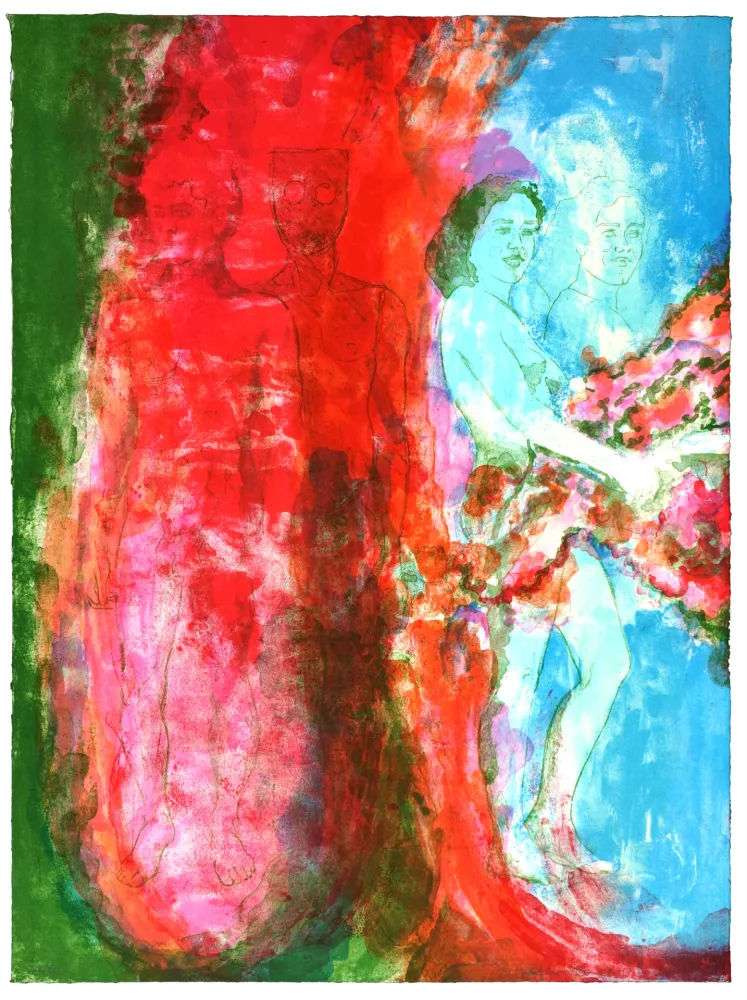 Литография Siversten - Sans titre