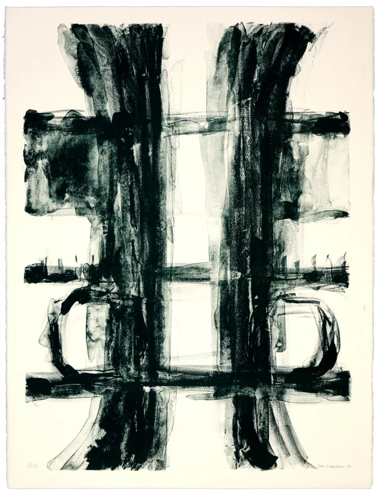 Литография Siversten - Sans titre