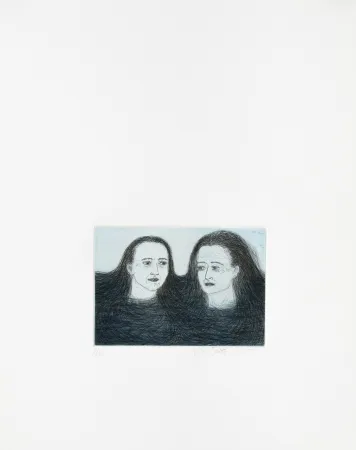 Гравюра Smith - Heads in water