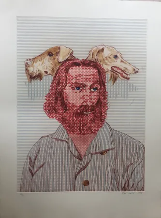 Офорт И Аквитанта Smith - Walt Whitman