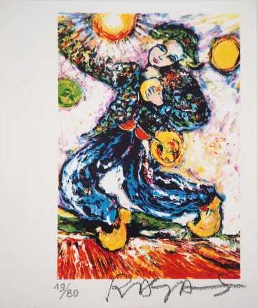 Литография Sorkine - Le jeune arlequin