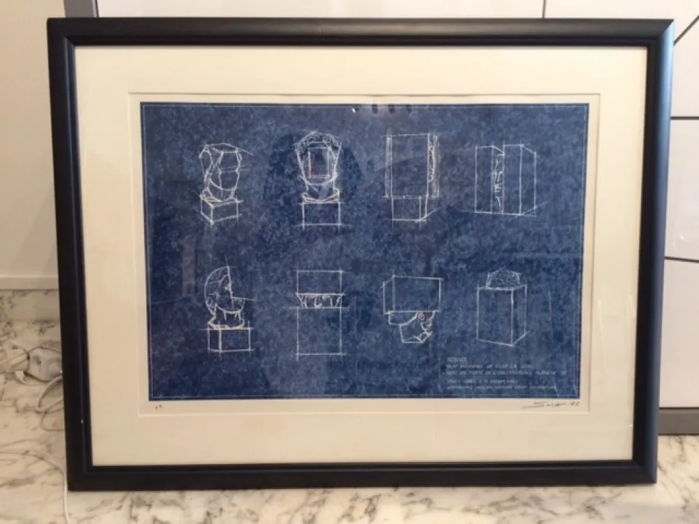 Литография Sosno - Huit manières de filer la soie