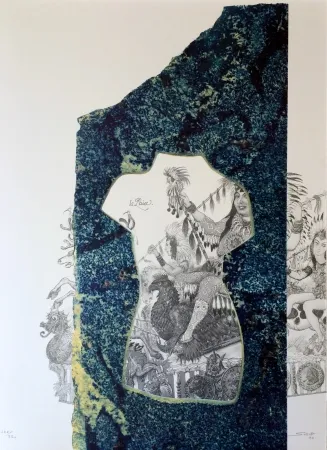 Литография Sosno - La liberté Carnaval de Nice