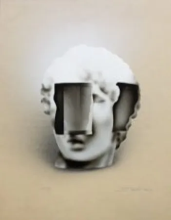 Литография Sosno - Tete aus quatre vents