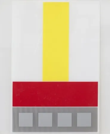 Многоэкземплярное Произведение Soto - Composicion en Amarillo Blanco y Rojo