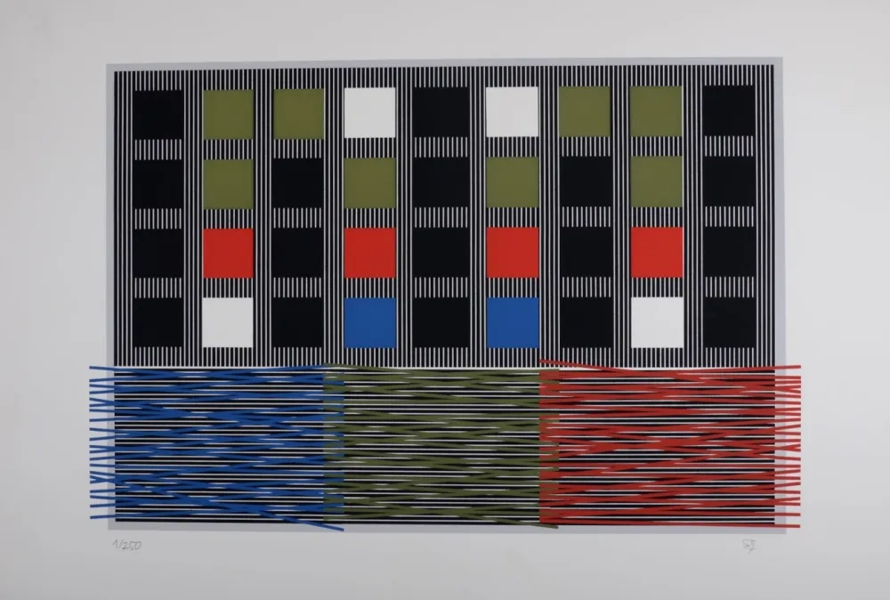 Сериграфия Soto - Composition