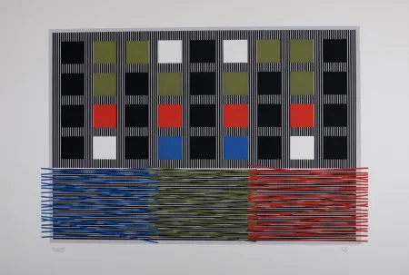 Сериграфия Soto - Composition