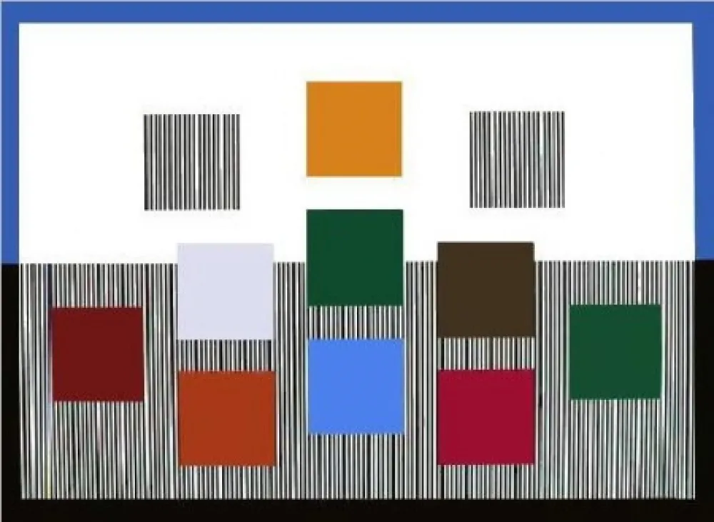 Сериграфия Soto - Composition