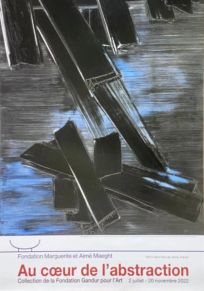 Афиша Soulages - 24 août 1958