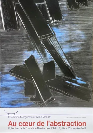 Афиша Soulages - 24 août 1958